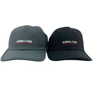 Kirkland | Unisex Logo Hat | 2 Pack | Black & Grey | OS